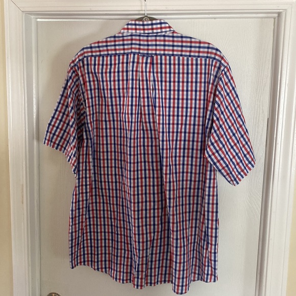 Izod red, white, and blue button down shirt - Picture 5 of 5